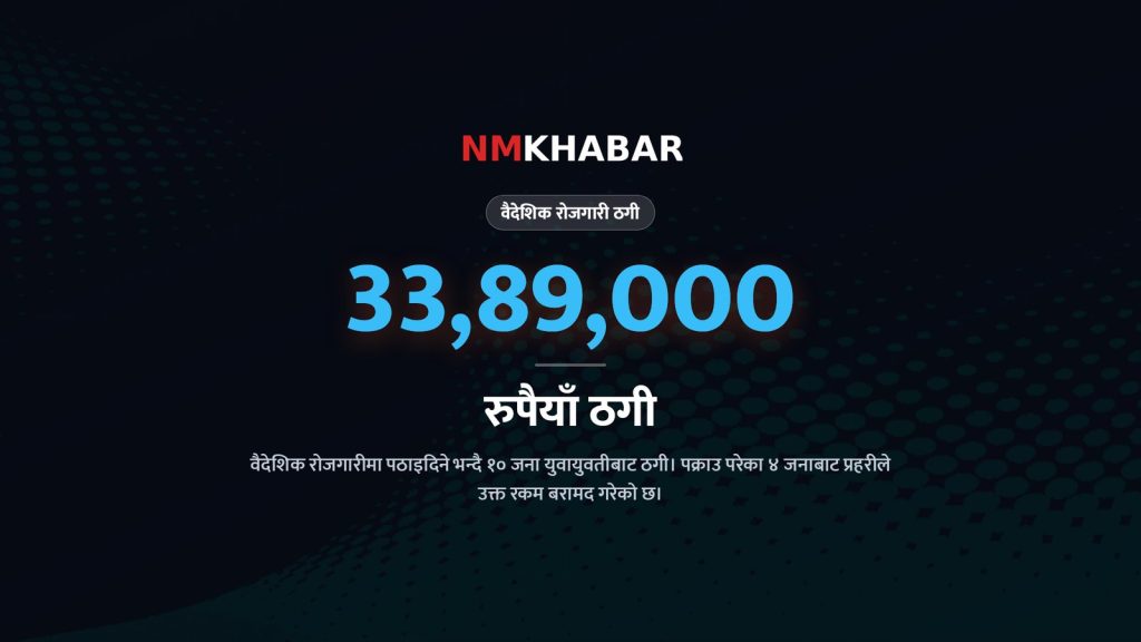 वैदेशिक रोजगारी ठगी पक्राउ