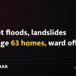 Galkot floods, landslides damage 63 homes, ward office