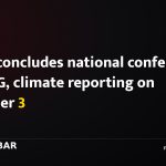 ICAN concludes national conference on ESG, climate reporting on October 3
