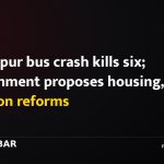 Nawalpur bus crash kills six; government proposes housing, aviation reforms