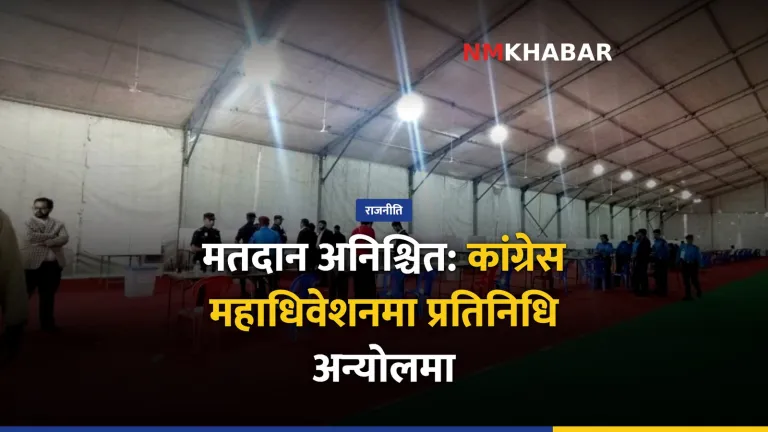 कांग्रेस महाधिवेशन, मतदान ढिलाइ